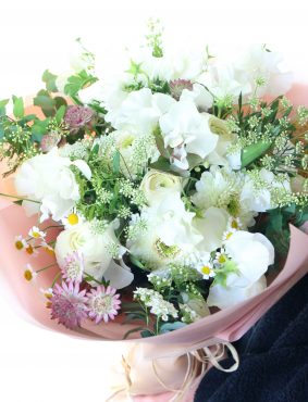 『Bouquet -white-』｜「沢辺生花店」　（奈良県磯城郡川西町の花キューピット加盟店 花屋）のブログ